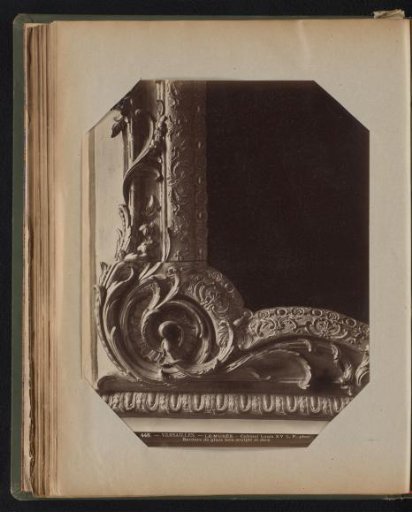 Gilded frame with ornaments