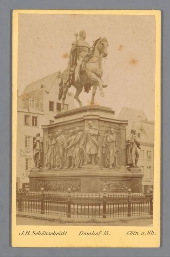 Statue of Frederick William III on the Heumarkt in Cologne