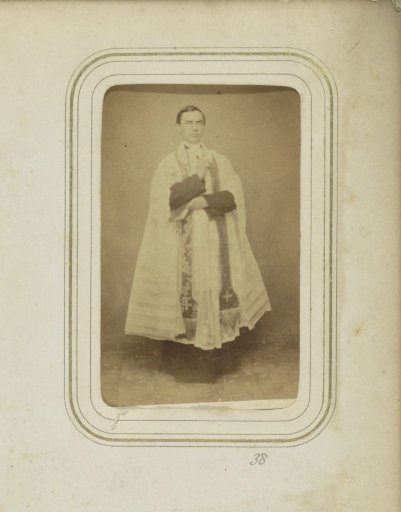 Portrait of a priest in chasuble and stole