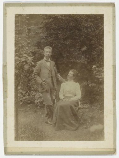Portrait of Wilhelmina Christina Ligtenberg and Leendert Didericus Johannes Reeser