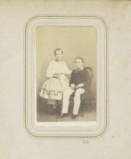 Portrait of a boy and a girl