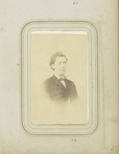 Portrait of a young man with a cravat and a jacket