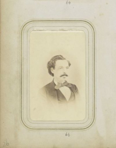 Portrait of a man with a mustache and a cravat