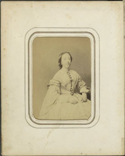 Portrait of a woman in a dress