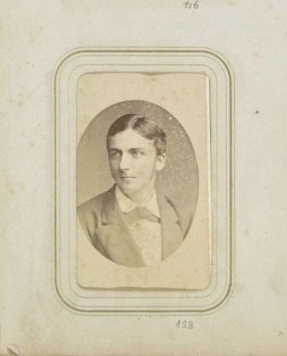 Portrait of a man with sideburns