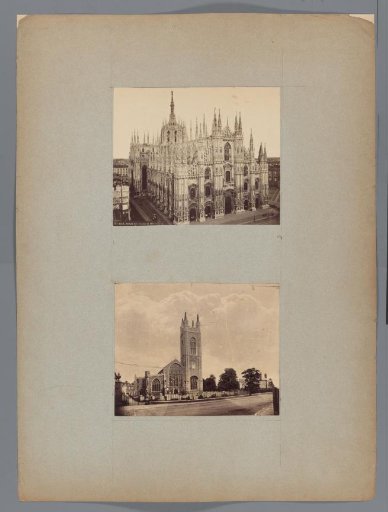 View of the Duomo in Milan, northwest side