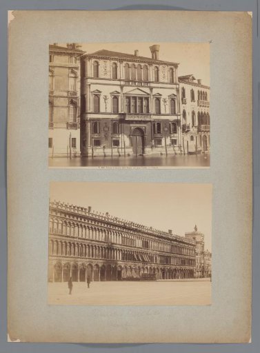 View of the Palazzo Contarini on the Piazza S. Marco in Venice