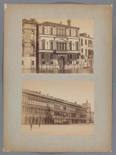 View of the Northern Facade of the Piazza S. Marco in Venice