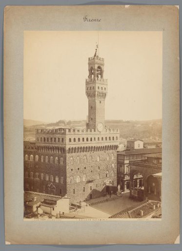 View of the Palazzo Vecchio in Florence