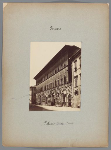 View of the Palazzo Riccardi in Florence