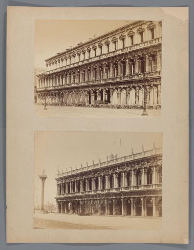 View of a Building on the Piazza San Marco in Venice