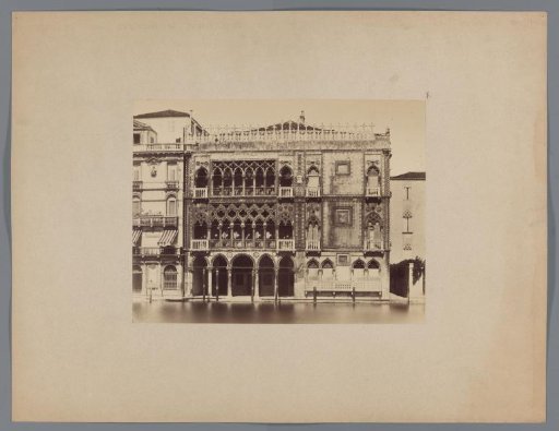 View of the Ca' d'Oro, Venice