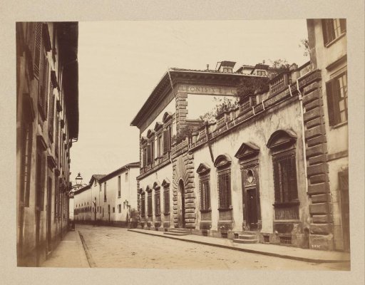 View of a street in Florence (?)