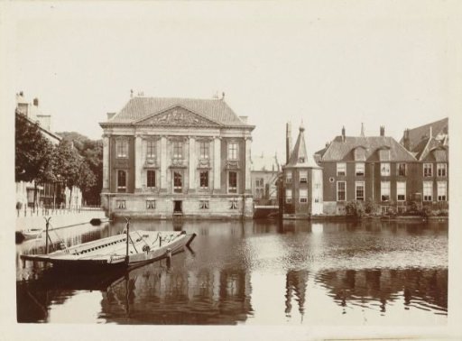 Mauritshuis, seen from the Hofvijver in The Hague