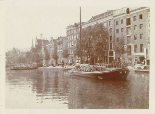 View of the Singel in Amsterdam