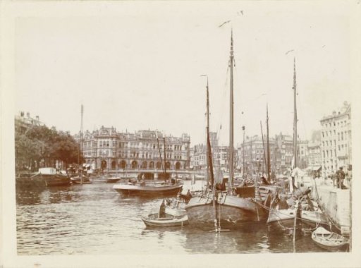 View of the Old Harbour of Rotterdam