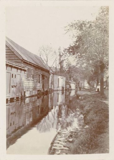 Canal behind the Lage Horn in Zaandam