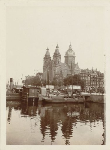 Basilica of Saint Nicholas on the Prins Hendrikkade in Amsterdam
