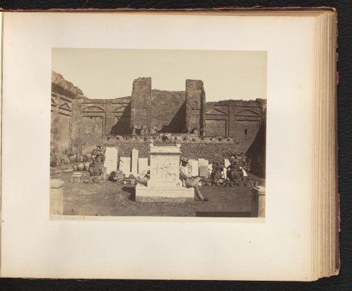 Ruin of the Temple of Vespasian, Pompeii