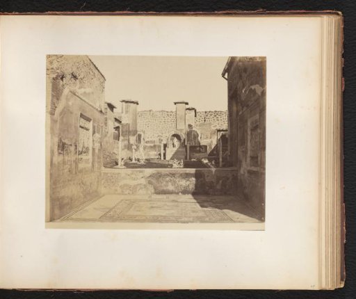 Remains of a house in Pompeii