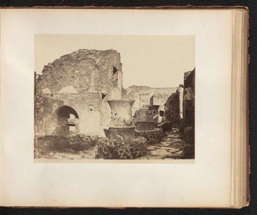 Remains of a bakery with grain mills, Pompeii