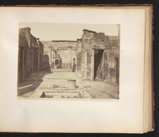 Remains of the house of the tragic poet, Pompeii