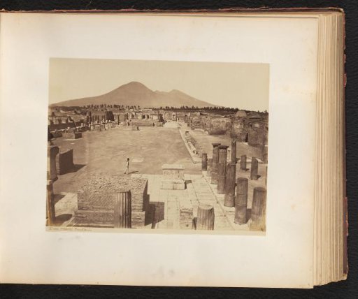 View of the Forum of Pompeii