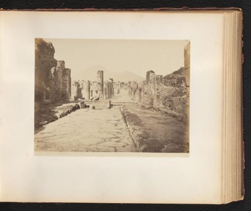 View of the Forum of Pompeii