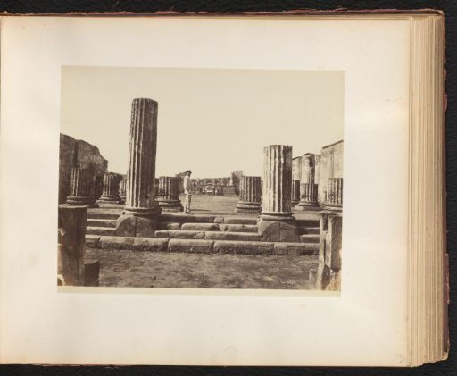 Ruin of a Temple in Pompeii