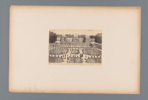Photographic reproduction of a design for the grotto of the Château of Meudon