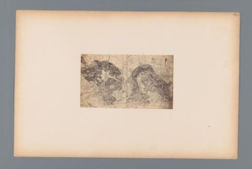 Photographic reproduction of a plan of the park and surroundings of the Château de Meudon