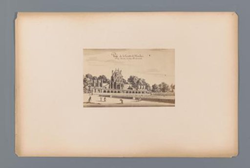 Photographic reproduction of a design for the grotto at the Château of Meudon