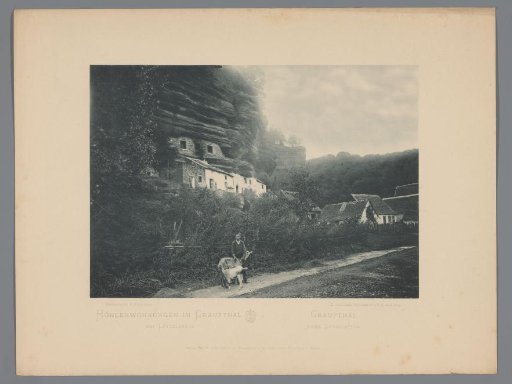 View of cave dwellings at Graufthal
