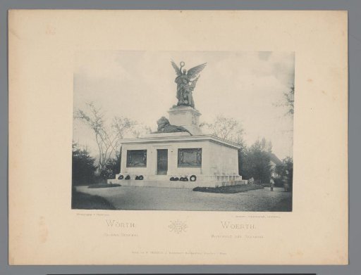 Memorial Monument to Bavarian Soldiers in Woerth