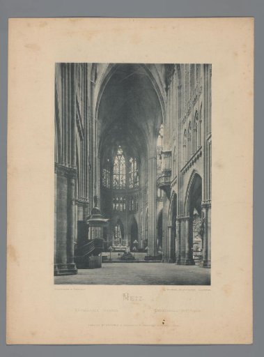 Interior of the Cathedral of Metz