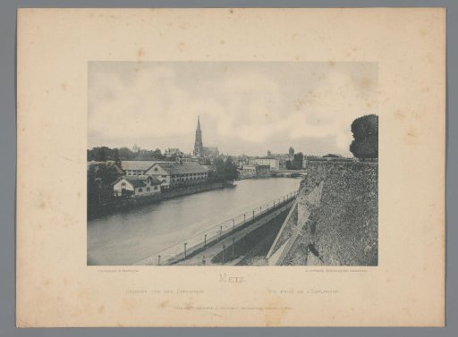 View of Metz with the Moselle