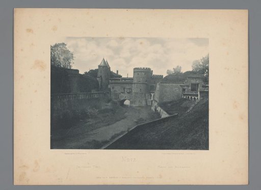 View of the Porte des Allemands in Metz
