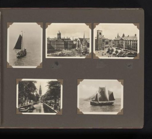 Five Views of Amsterdam and Two Depictions of Sailing Ships at Sea