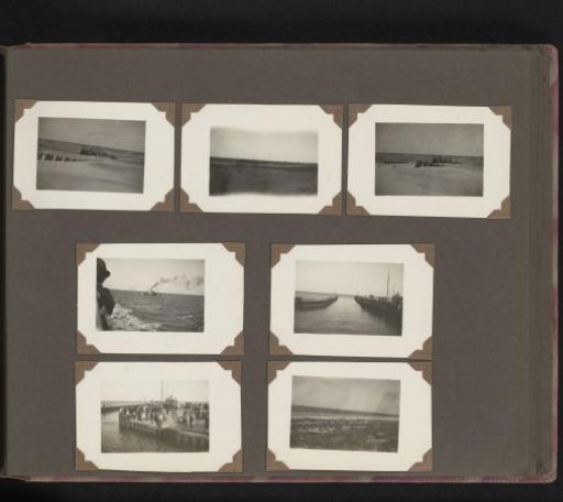 Six Landscapes and a View of a Harbor
