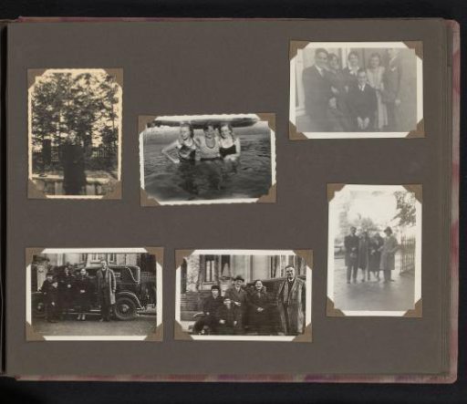 Six portraits of Herman Besselaar, Berti Hoppe and acquaintances