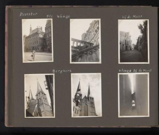 Views of the Waag, the Berg Church, and the Mint in Deventer
