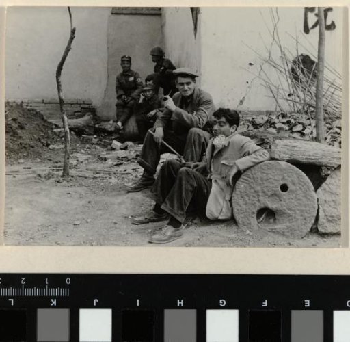 Captain Evans Carlson and Robert Capa, China