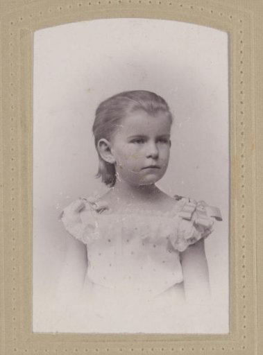 Studio portrait of Margo Kessler
