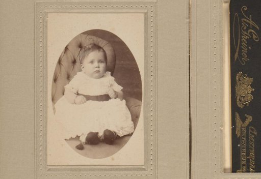 Studio portrait of a baby