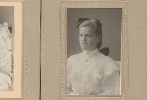 Studio portrait of a girl