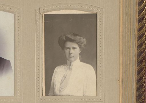 Studio portrait of a young woman
