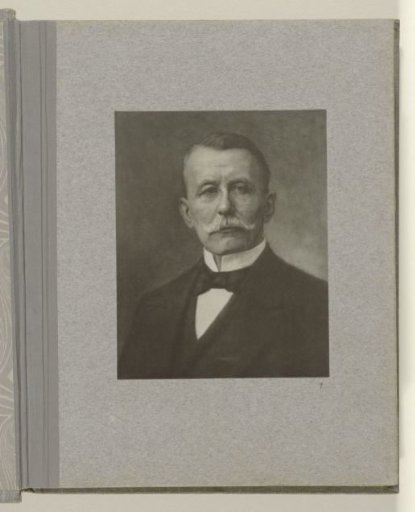 Photographic reproduction of a posthumous portrait of J.B. Aug. Kessler painted by Jan Veth