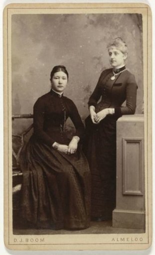 Portrait of two women