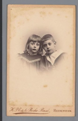 Portrait of two children