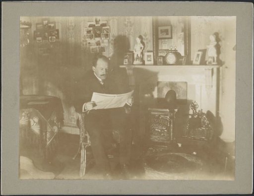 Portrait of a man in an interior